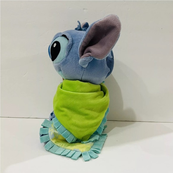 Disney Lilo & Stitch Baby Stitch Plush Stuffed Animal Toy Doll With Blanket 11" - Picture 2 of 6
